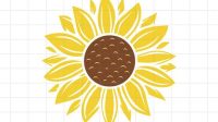 Sunflower Cricut Image