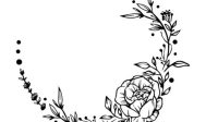 Half Flower SVG Free