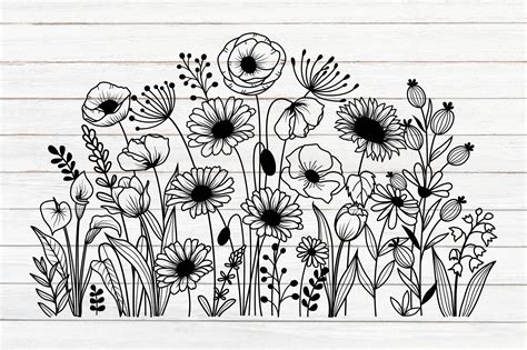 Free Wildflower SVG