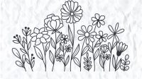 Wildflower Free SVG