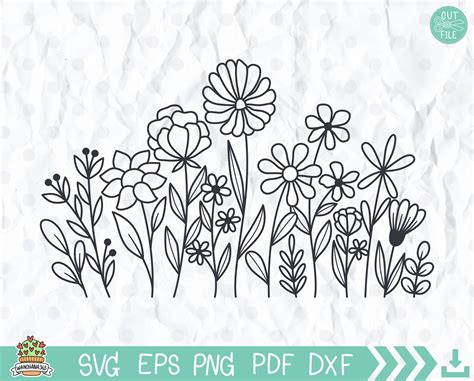 Wildflower Free SVG