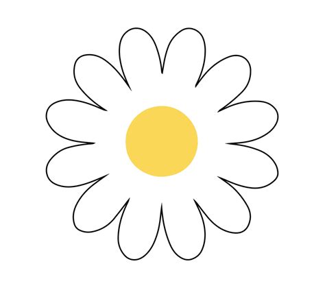 Simple Daisy SVG Free