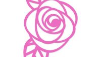 Simple Rose SVG Free