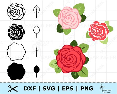 Layered Rose SVG