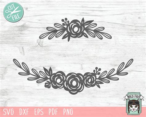 Floral Accent SVG