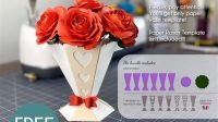 3d Flower Vase SVG