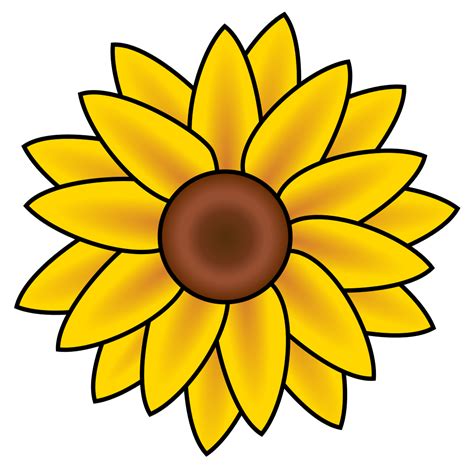 Cute Sunflower SVG