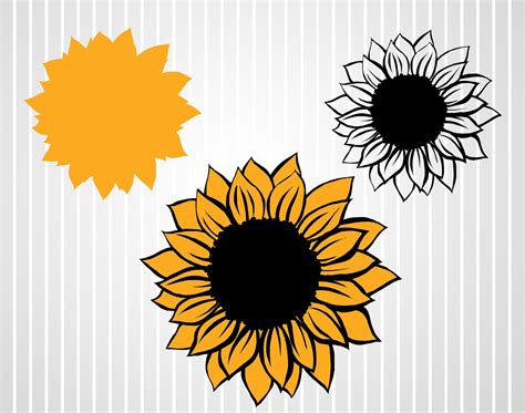 Cricut Sunflower SVG Free