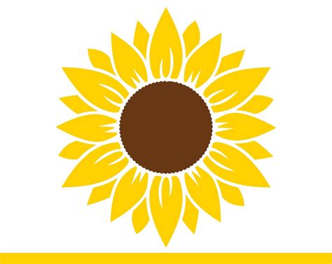 Sunflower Cricut Free