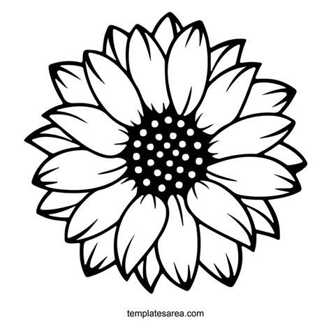 Free Sunflower Silhouette