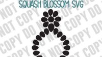 Squash Blossom SVG