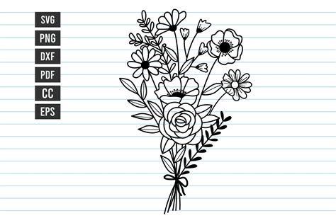 Bouquet SVG Flower SVG