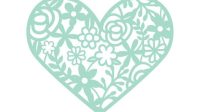 Floral Heart SVG Free