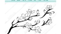 Japanese Cherry Blossom Tree SVG