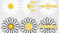 Daisy Monogram SVG