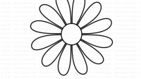 Daisy Outline SVG