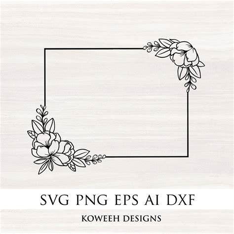 Frame SVG ‪‬flower SVG