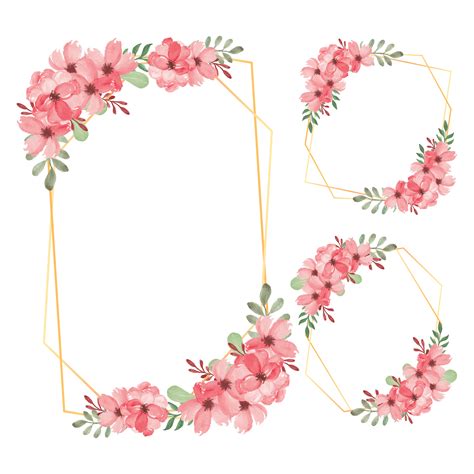 Flower Frame SVG Free