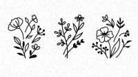 Simple Wildflower SVG