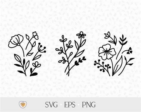 Simple Wildflower SVG