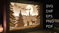 Free Christmas Shadow Box Svg Free Christmas Shadow Box SVG: A Festive Way To Decorate Your Home For The Holidays