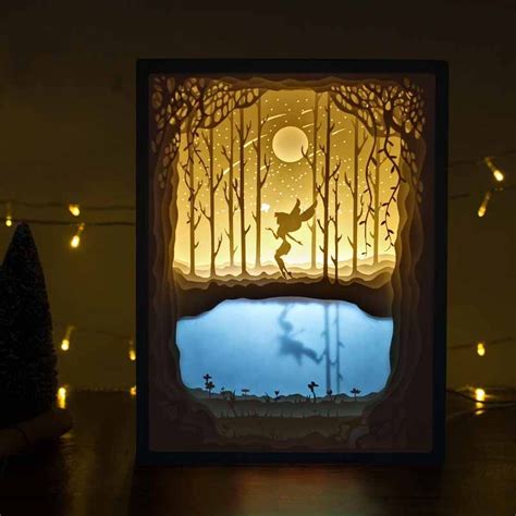 Printable 3d Paper Cut Light Box Template Printable 3D Paper Cut Light Box Template: Illuminate Your Creations With Light And Shadow