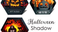 Free Halloween Shadow Box Svg Free Halloween Shadow Box SVG: Spooktacular DIY Decorations For Your Home