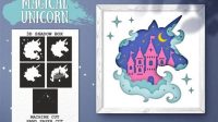 Unicorn Shadow Box Svg Free Unicorn Shadow Box SVG Free: A Magical Addition To Your Craft Stash