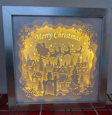 Lighted Christmas Shadow Box Lighted Christmas Shadow Box: A Festive Addition To Your Holiday Décor