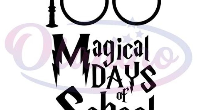 100 Magical Days Of School Harry Potter SVG 100 Magical Days Of School: Celebrate With Harry Potter SVGs!