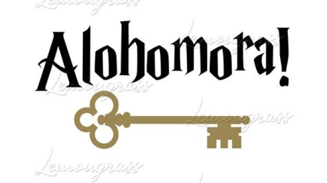 Alohomora Harry Potter Free SVG Alohomora: The Ultimate Guide To The Unlocking Charm In Harry Potter