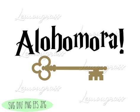 Alohomora Harry Potter Free SVG Alohomora: The Ultimate Guide To The Unlocking Charm In Harry Potter