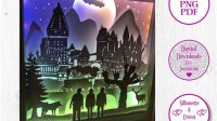 Harry Potter Shadow Box SVG Files Harry Potter Shadow Box SVG Files: A Magical Way To Preserve Memories