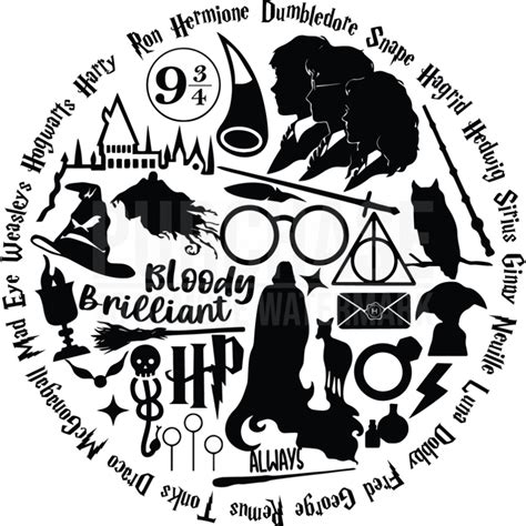 Harry Potter Collage SVG Harry Potter Collage SVG: A Magical Journey Through The Wizarding World