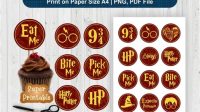 Harry Potter Cupcake Toppers SVG Harry Potter Cupcake Toppers SVG: The Ultimate Guide To Magical Baking Creations