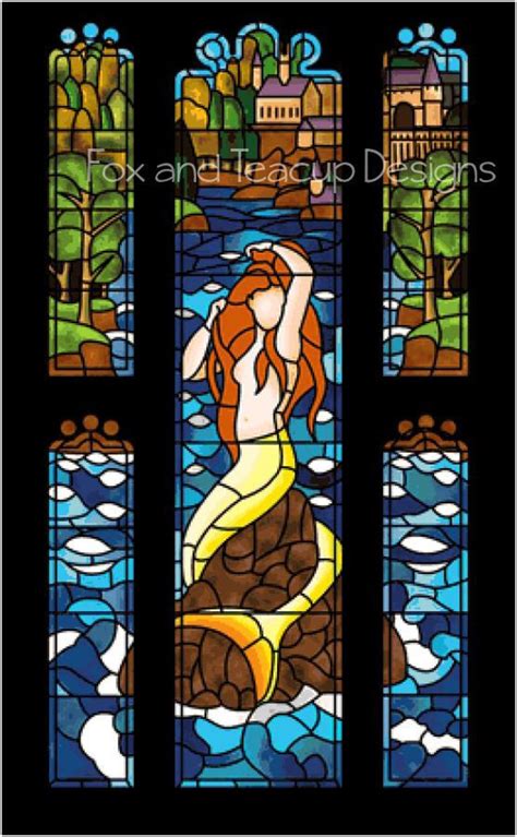 Harry Potter Mermaid Stained Glass SVG Harry Potter Mermaid Stained Glass SVG: A Magical Addition To Your Crafts