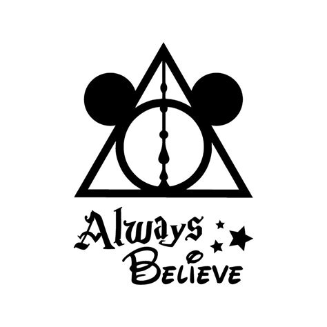 Harry Potter Mickey SVG Harry Potter Mickey SVG: A Magical Fusion Of Two Beloved Worlds