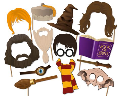 Harry Potter Photo Booth Props SVG Harry Potter Photo Booth Props SVG: Capture The Magic Of Hogwarts