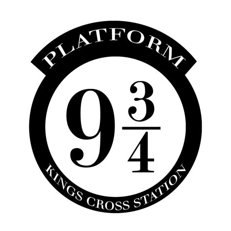 Harry Potter Platform 9 34 SVG Harry Potter Platform 9 34 SVG: A Magical Gateway To Hogwarts