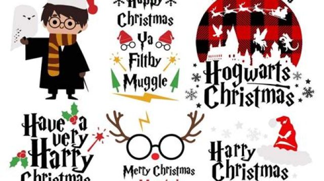 Free Harry Potter Christmas SVG H1: Unleash The Magic Of Christmas With Free Harry Potter SVGs