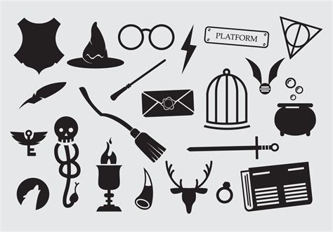 Harry Potter SVG Icons Harry Potter SVG Icons: A Magical Collection For Web Designers