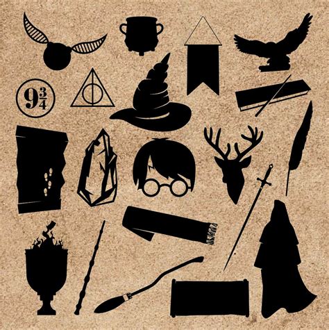 Simbolos De Harry Potter SVG Simbolos De Harry Potter SVG: The Enchanting Collection Of Magical Emblems