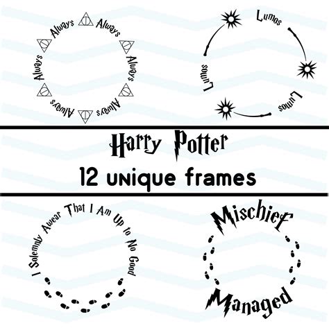 SVG Frame Harry Potter SVG Frame Harry Potter: Unleashing The Magical World Of Digital Art