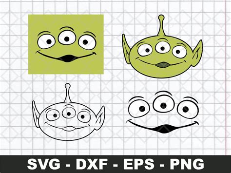 Toy Story Alien Face SVG Toy Story Alien Face SVG: A Comprehensive Guide To The Iconic Extraterrestrial Design