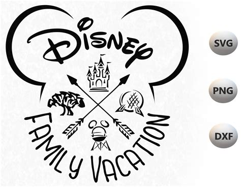 Disney Family Vacation SVG H1: Embark On A Magical Disney Family Vacation With Enchanting SVG Designs