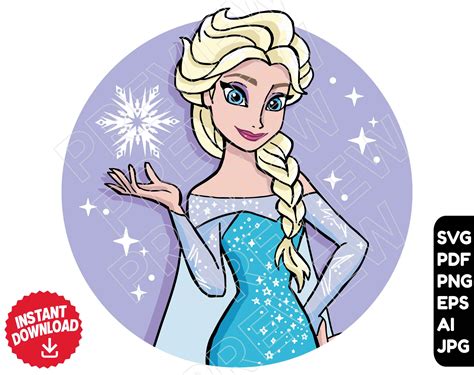 Free Elsa ‪disney SVG Free Elsa Disney SVG: Unleash The Ice Queen's Magic In Your Designs