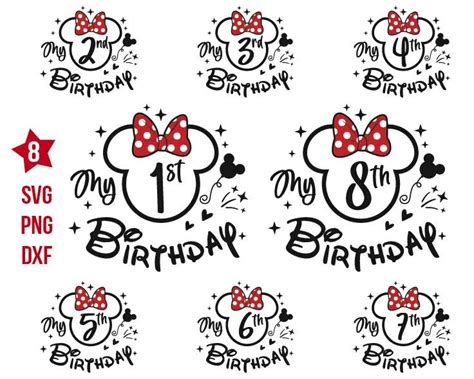 Birthday Disney SVG H1: Unleash The Magic: Celebrate With Birthday Disney SVGs