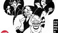 Disney Villain Silhouette SVG Disney Villain Silhouette SVG: Unleash The Magic Of Evil