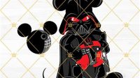 Mickey Mouse Darth Vader SVG Mickey Mouse Darth Vader SVG: A Fusion Of Iconic Characters