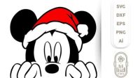 Christmas Mickey Mouse SVG Christmas Mickey Mouse SVG: Bringing Holiday Cheer To Your Creations